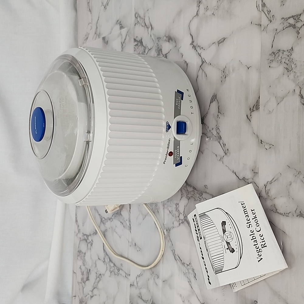 Vintage Proctor Silex Vegetable Steamer/Rice Cooker with Boeing Logo Top